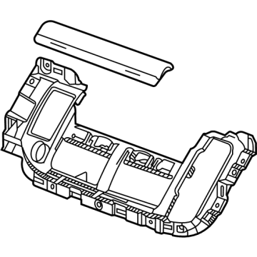 GM 84994552 Cover Assembly, I/P Trans Shft Opg *Black