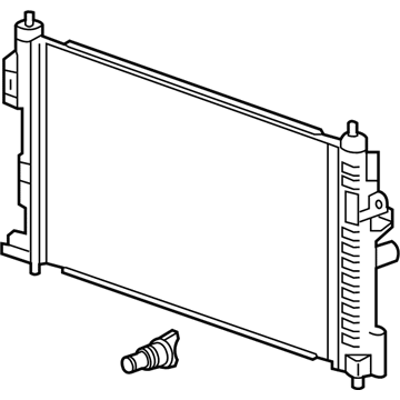 Cadillac 22905572 Radiator