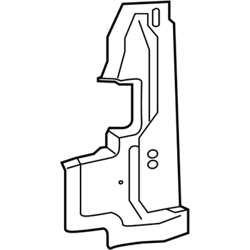 Cadillac 23383233 Side Baffle