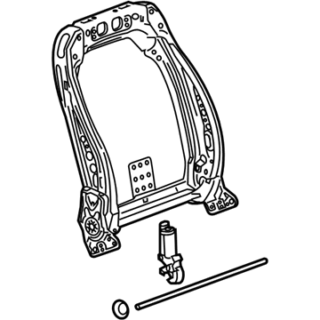 Cadillac 13578622 Seat Back Frame