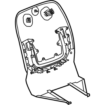 GM 84532611 Panel Assembly, F/Seat Bk Fin *Shale