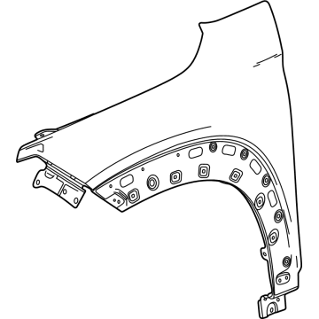 GM 42733028 Fender, Front