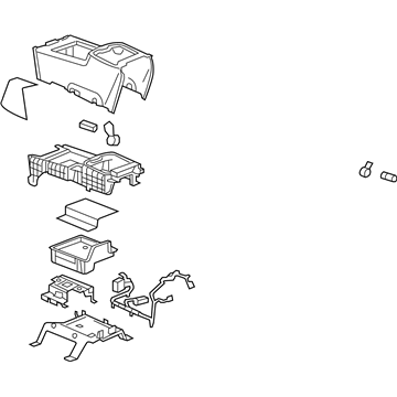 GMC 20811677 Console Assembly