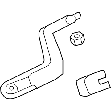 GM 15276248 Arm, Rear Window Wiper (W/Nozzle & Hose)