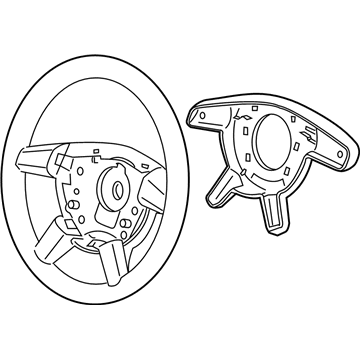 GM 92110120 Steering Wheel Assembly