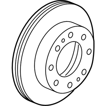 GMC Sierra 3500 HD Brake Disc - 84587921