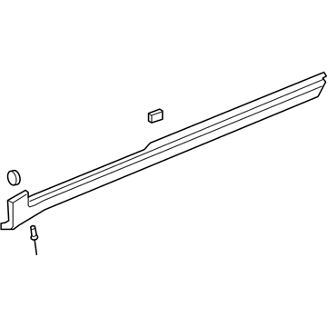 GM 22860103 Molding Assembly, Rocker Panel Front *Service Primer