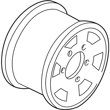 Chevy 9593309 Wheel, Steel