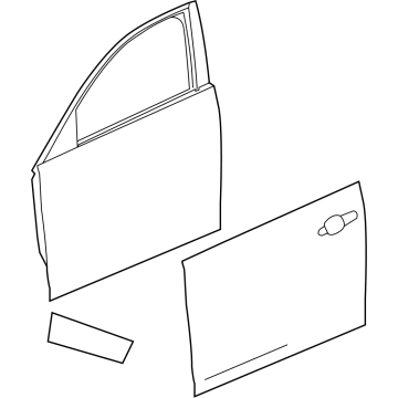 GM 84961068 Door Assembly, Front Si