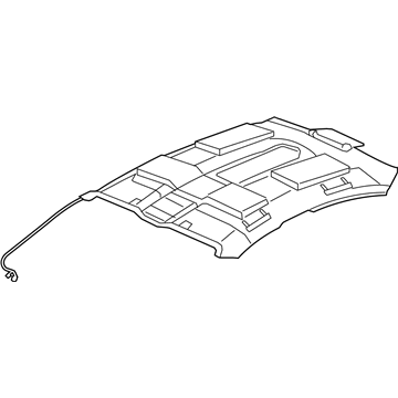 GM 92219136 Panel,Sun Roof Panel Trim