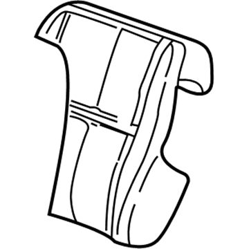 Chevy 88897217 Seat Back Pad