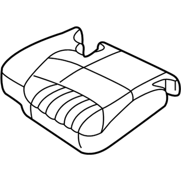 GM 88991445 COVER, Front Seat Cushion