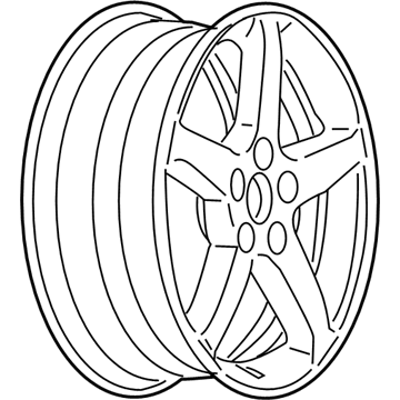 Pontiac 9595929 Wheel, Alloy