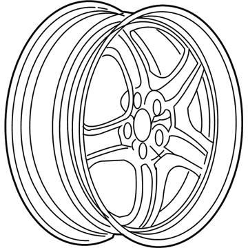 Pontiac 9597624 Wheel, Steel