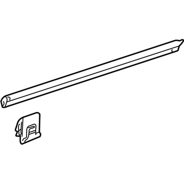 GM 92093580 Molding Assembly, Front Side Door Window Belt Outer Reveal