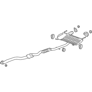 2016 Cadillac ATS Muffler - 19420257