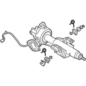 Saturn 19332845 Steering Column