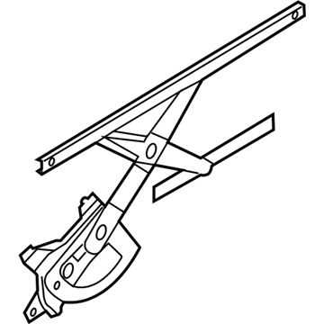 2010 Pontiac G3 Window Regulator - 95015330