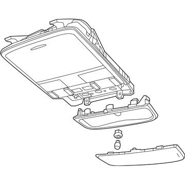 Chevy 92254144 Overhead Console