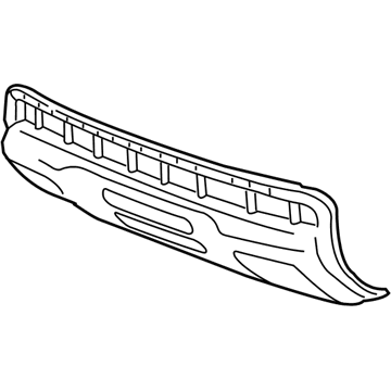 GM 22891697 Plate, Front Bumper Fascia Skid