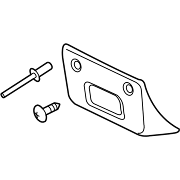 GM 22891635 Bracket Assembly, Front License Plate