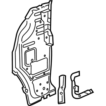 Chevy 23372534 Inner Hinge Pillar