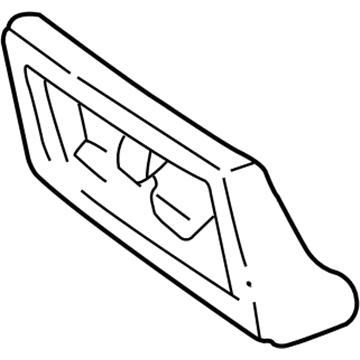 Chevy 15672291 License Bracket