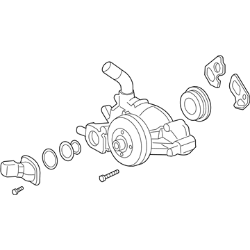 2002 Chevy Silverado 1500 Water Pump - 89018166