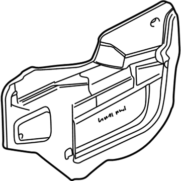 Chevy 10447435 Water Deflector