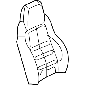 GM 88994120 COVER, Front Seat Back and Back of Back