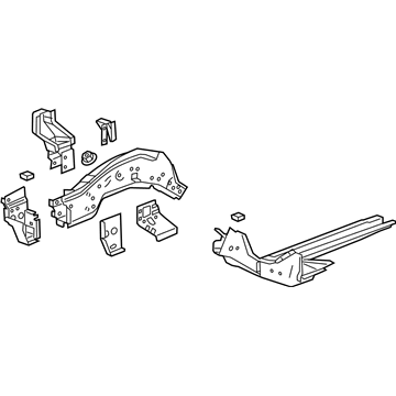 Chevy 23213837 Rail Assembly