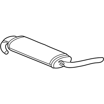 Saturn 15907347 Muffler