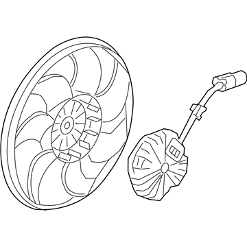 Cadillac 23405263 Fan & Motor