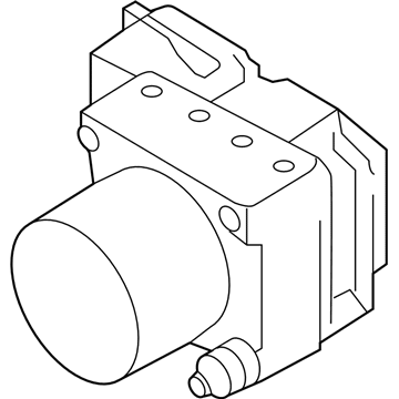 GM 19316637 Abs Control Module, Electronic Brake Control Module Assembly