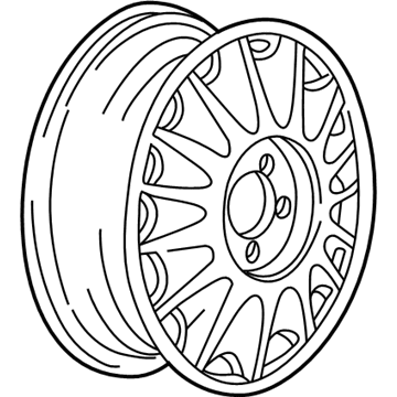 Buick 9592345 Wheel, Alloy