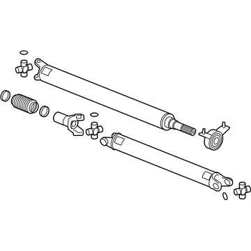 GM 84346713 Shaft Assembly, Front & Rr Prop