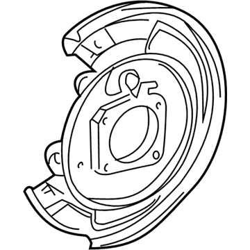 GM 19184537 Shield,Rear Brake