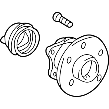 Pontiac 19184266 Hub & Bearing