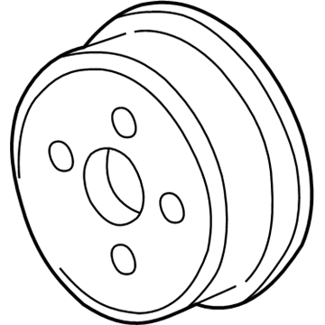 Buick 14091833 Pulley