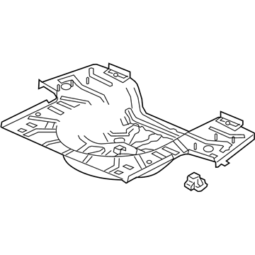 Chevy 23103443 Rear Floor Pan