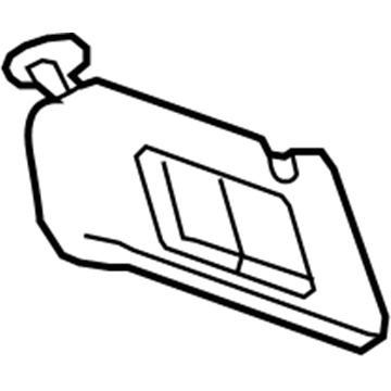 Pontiac 25954546 Sunvisor