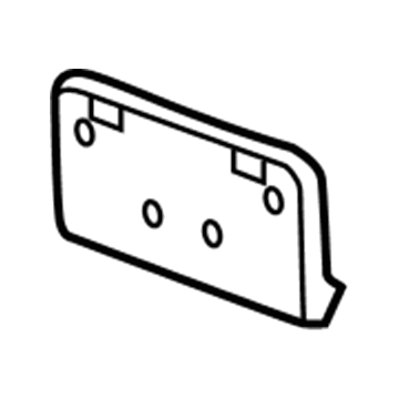 Chevy 22687868 License Bracket