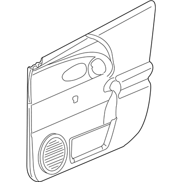 GM 15215124 Trim Asm,Front Side Door *Neutral