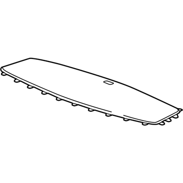 GM 22765830 Cover,Radio Rear Speaker Opening