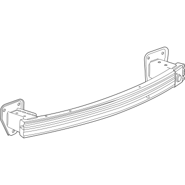 Chevy 60008484 BAR,REAR BUMPER IMP(USE TOGETHER WITH 2ND DESIGN ABSORBER 42819874)