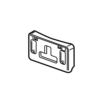 Buick 95393400 License Bracket