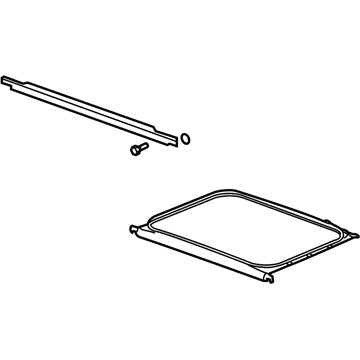 GMC 20847267 Glass Frame