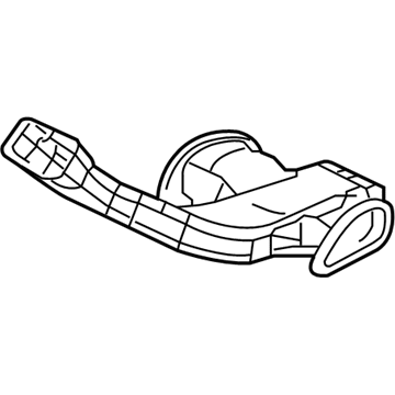 GM 20784409 Duct Assembly, Floor Rear Air Outlet