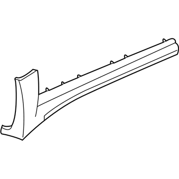 Pontiac 88890020 Rocker Molding