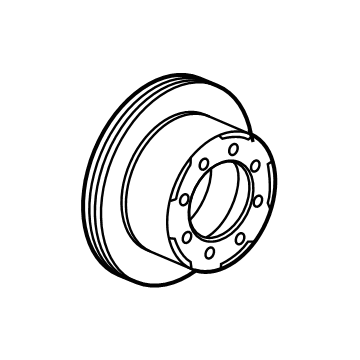 2020 GMC Sierra 3500 HD Brake Disc - 13550274